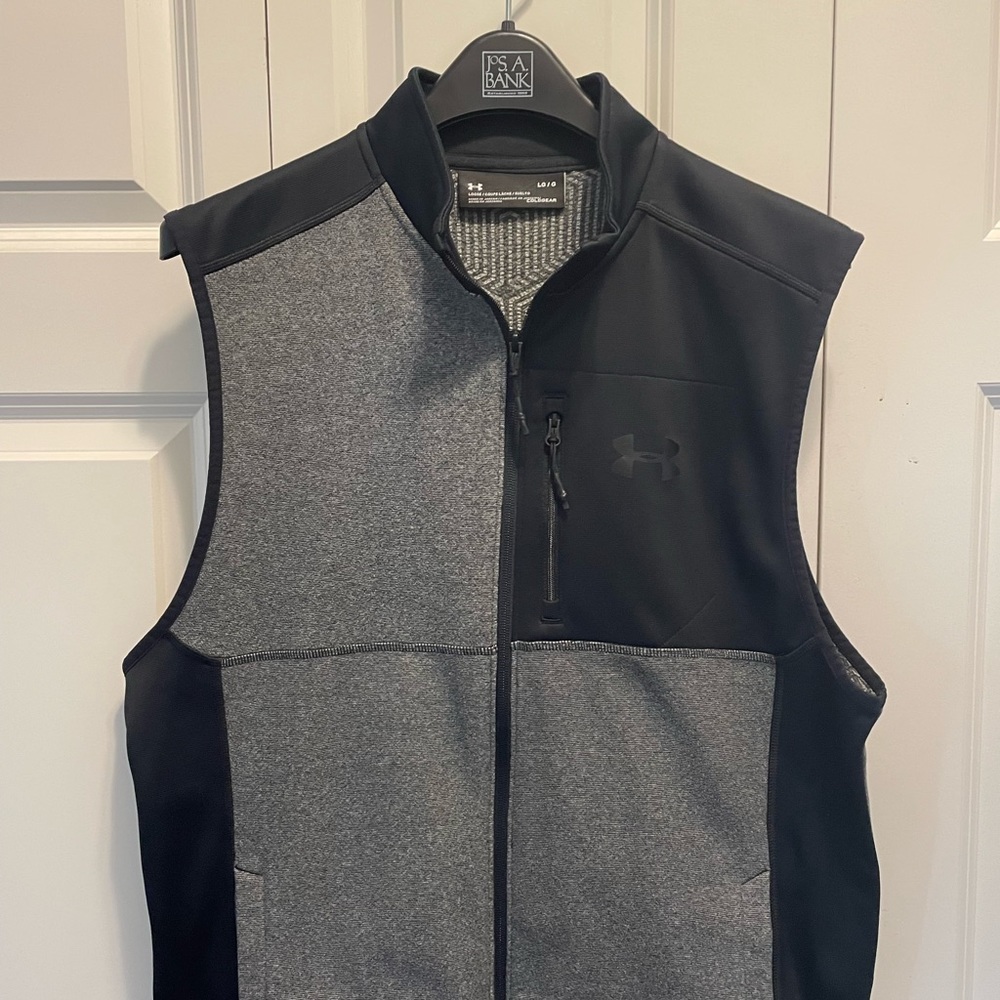 Under Armour Vest, men’s size L, Grey w/Black